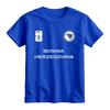 Bosnien und Herzegowina Fußball Fan T-Shirt Herren und Damen Sommer Baumwolle Kleidung Rundhals Kurzarm T-Shirt