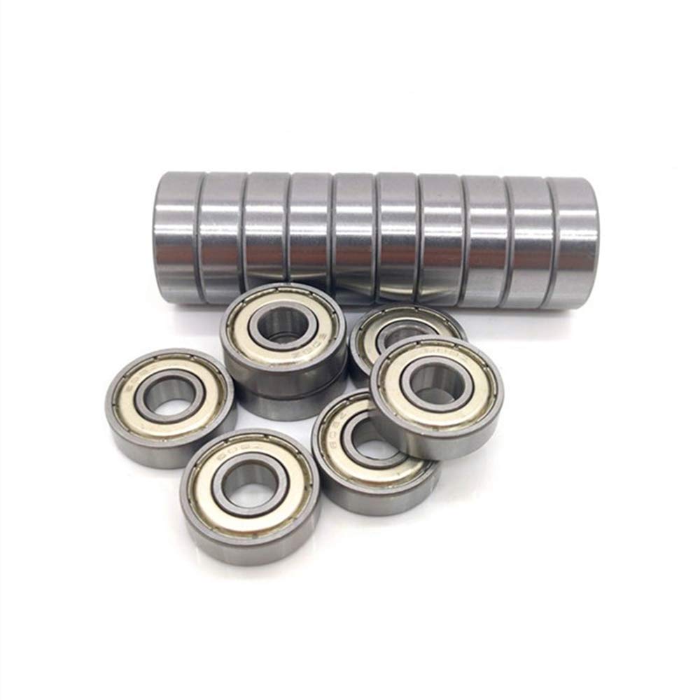 608ZZ Miniature Bearings Ball Bearings Inner Diameter 0.3 x Outer Diameter 0.9 x Width