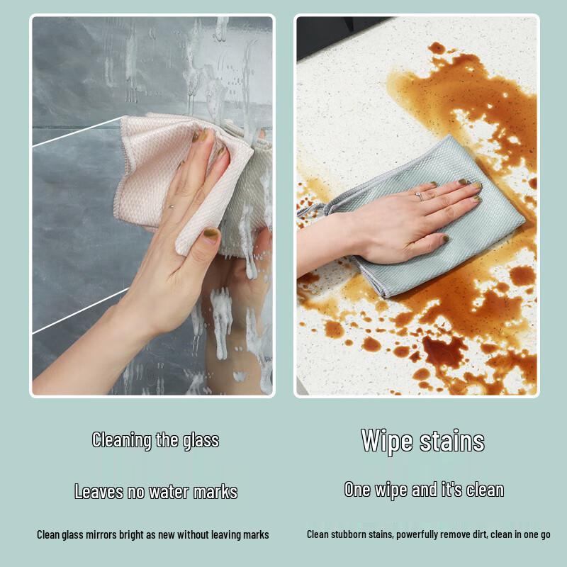 Xiangjiamei Fish Scale Microfiber Cleaning Towel