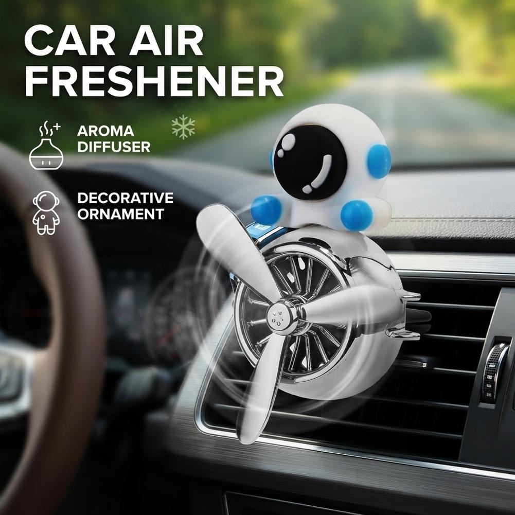 Car Air Outlet Perfume Clips Cartoon Astronaut Aromatherapy Clip Interior Accessories Air-Freshener Interior Perfume Diffuser