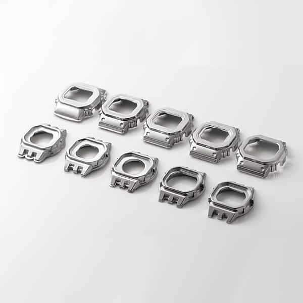 Casio Ceas G-SHOCK pentru bărbați GMW-B5000D-2JF [G-SHOCK Full Metal Series] Ceas pătrat argintiu din oțel inoxidabil