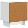 Nightstand White 43 x 34.5 x 47.5 cm Engineered Wood