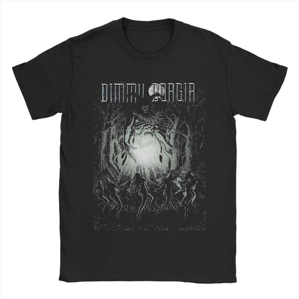 Men Women Graphic Print band DIMMU BORGIR black metal  Tee T Shirt Cotton  T-shirts Clothing