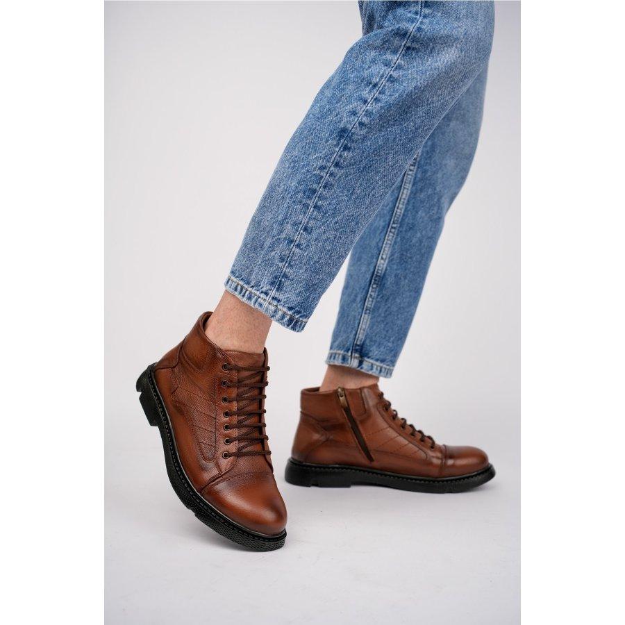 Pánské boty pro volný čas z pravé kůže