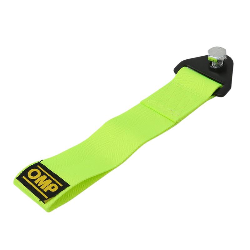 Комплект буксировочных ремней Strength Racing для буксирного крюка переднего заднего бампера зелёный