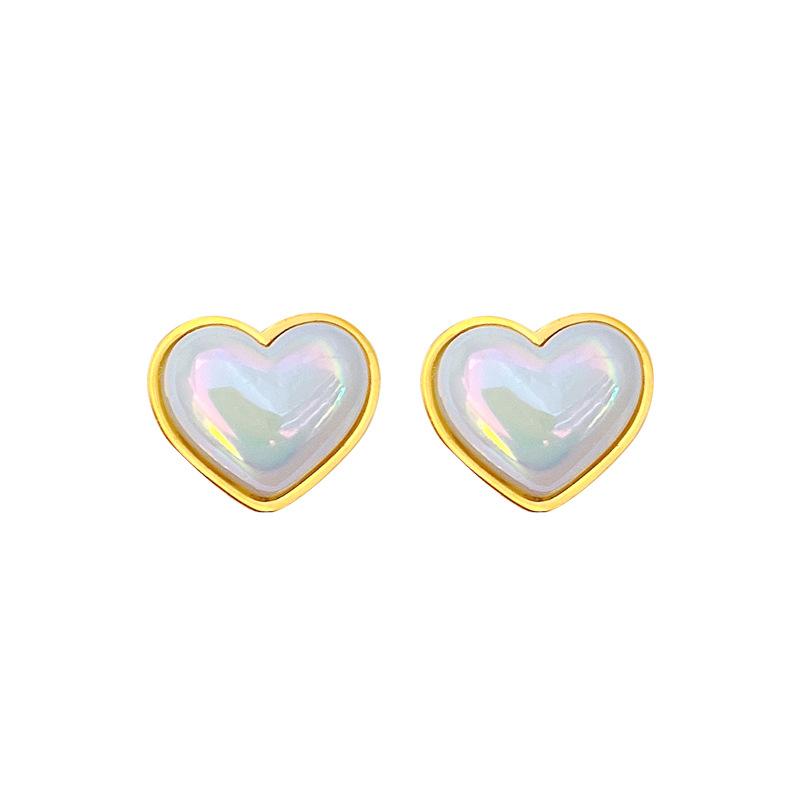 Mermaid Ji Love Minimalist Stud Earrings Cold Men'S And Women'S Earrings Personality Temperament Banquet Earrings