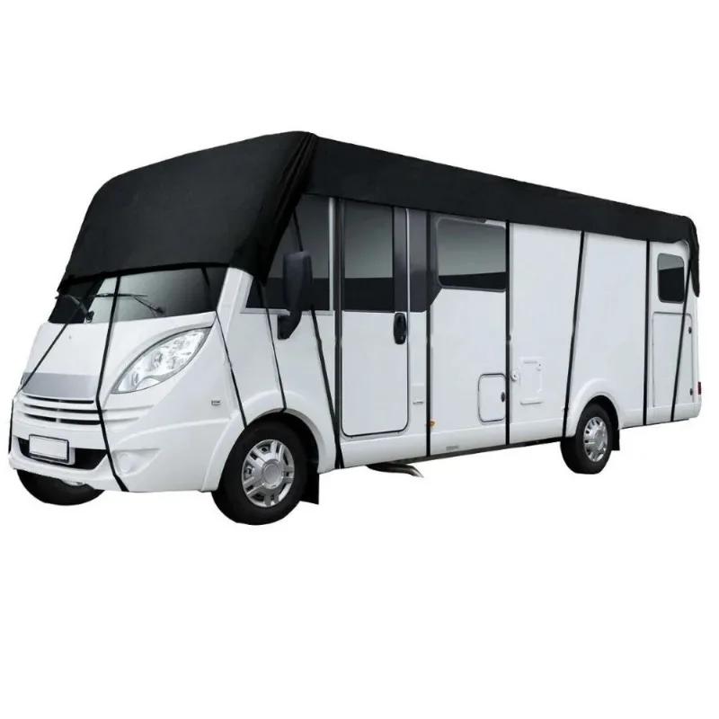 Universal Caravan RV Roof Cover 210D Portable Tarpaulin Durable Motorhome Resistant Outdoor Travel 5*3/6.5*3/7.5*3/8.5*3