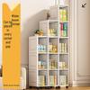 Ultra-Narrow Storage Shelf: Multi-Layer Kitchen, Bathroom Side & Toilet Organizer Cabinet