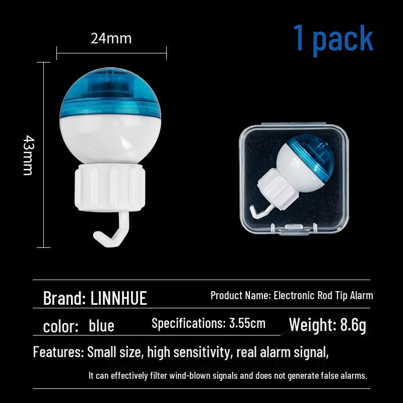 Ikejin High Sensitivity Automatic Rod Tip Light and Alarm for Night Fishing