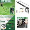 Upgraded Garden Hose Nozzle Washer Heavy Duty Metal Handheld Water Nozzle High Pressure for Watering Plant Car Washing top sale