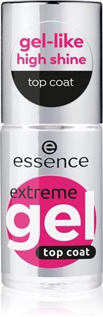 

essence Extreme Gel varnish top coat gel TU прозрачный