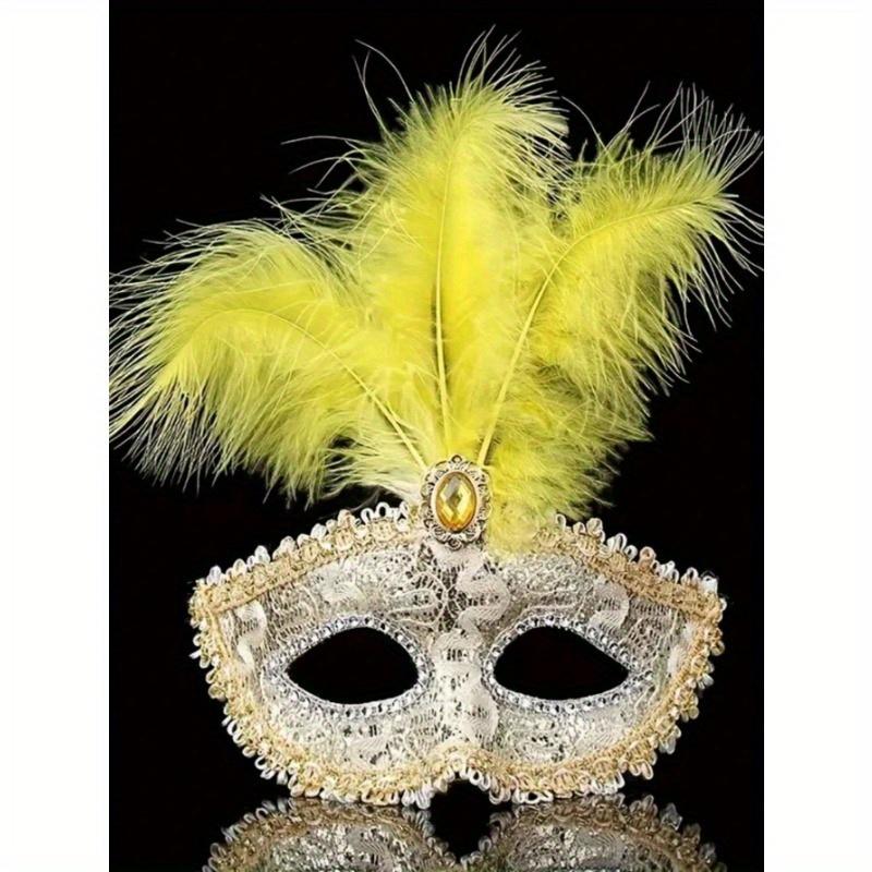 1pc Lace Masquerade Mask, Party Costume Mask, Wedding Carnival Mask, Personalized Stage Decorations, Sexy Half Face Lace Masquerade For Women