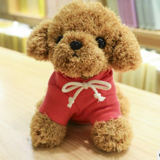 Curly Teddy Dog Plush Doll - Children's Birthday Gift Ragdoll Toy