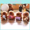 Lightweight Cute Capybara Plush Keychain Short Hair Children Collectors Doll