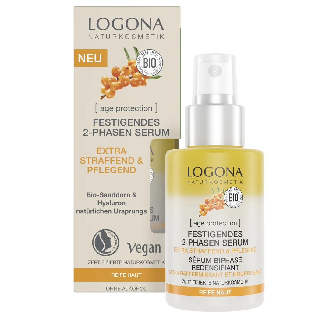 BIO-Face Serum Against Wrinkles Lifting with Sea Buckthorn and Hyaluronic Acid Logona 30 Ml