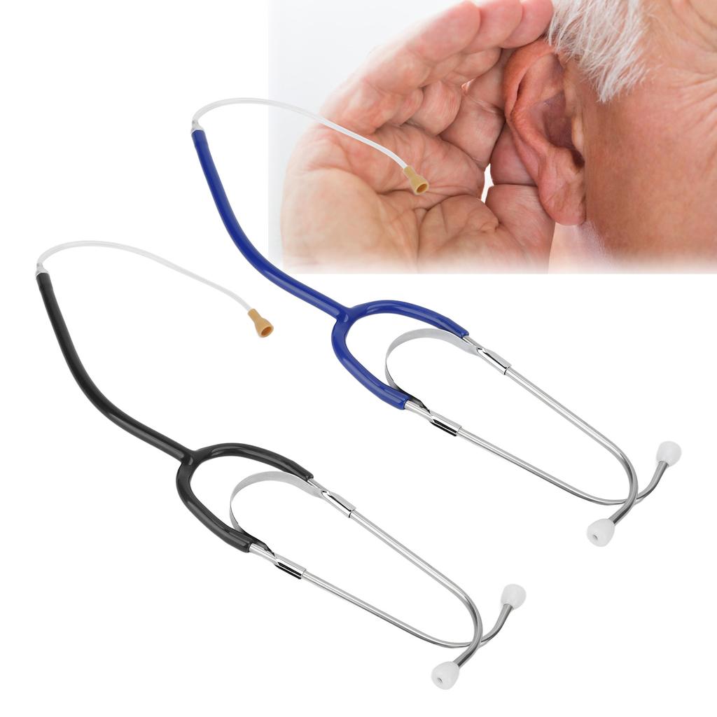 Hearing Aid Stethoscope Professional High Conductivity Low Loss Rate Binaural Stethoscope for Testin