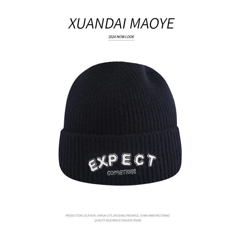 

Новая шерстяная шапка для мужчин, теплая и универсальная шапка для женщин, модная плюшевая шапка для осени и зимы, для защиты ушей и утолщенная One size