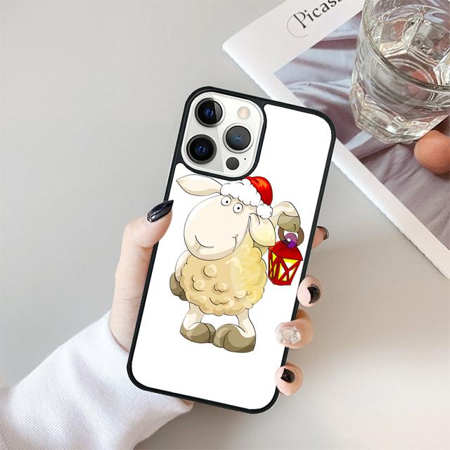 Cute Baby Pygmy Goat Phone Case Cover For iPhone 17 Air 15 16e 14 13 12 Pro Max 11 Pro Max Plus Coque Shell