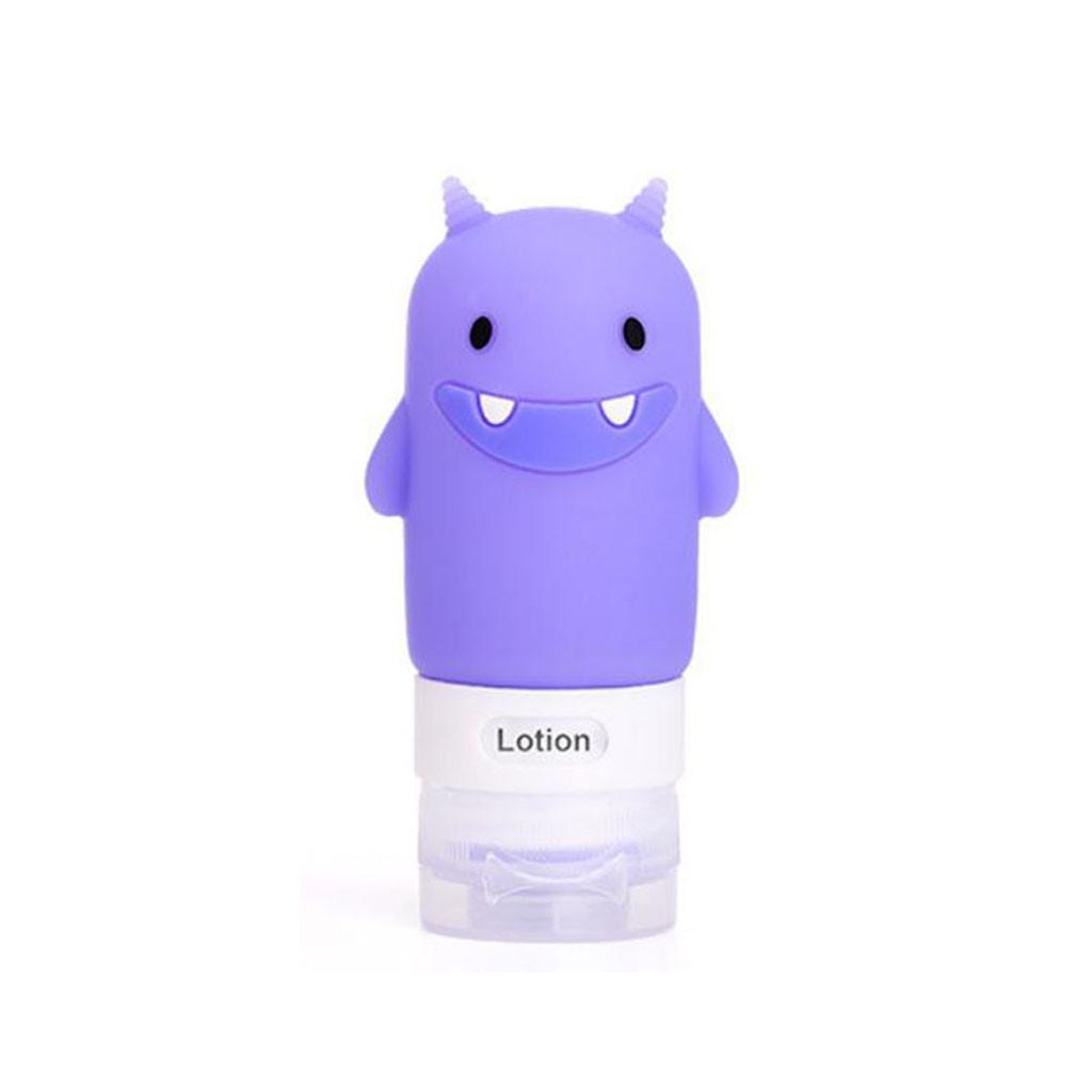 Multicolor Silicone Filling Bottle Cute Shape Travel Packing Empty Bottle