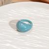 Melard Color Transparent Resin Ring Charm Irregular Ring Temperament Acrylic Geometric Ring  Gift
