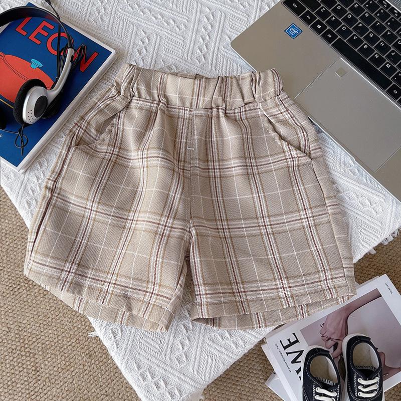Boys' Summer Outfit Set Short Sleeved Baby Shirt College Two-piece Set Summer