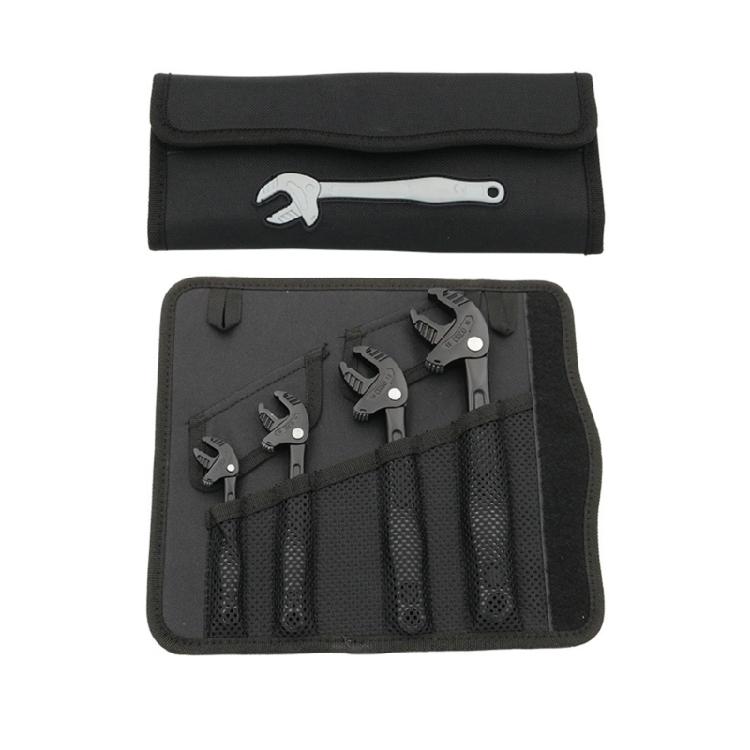 Industrial Claw Wrench Adjusting Ratchet with Wide Jaw for Automotive Piping Manufacturing Ergonomic Accessories