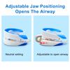 Munnskjerm mot snorking Forbedre søvn Reduksjon Snorkeapparat Tenner Bruksisme Justerbar Kjeveortopedisk Snorkeapparat
