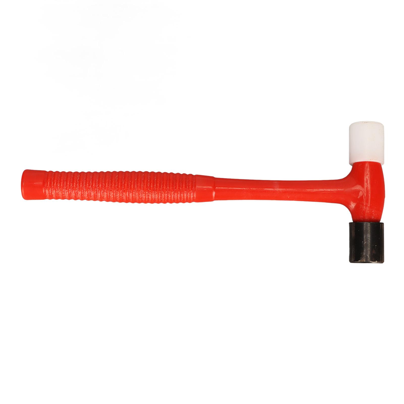 

Hammer Mallet Round Head Mini Double Faced Mallet with Rubber Handle Installation Tool for Woodworking