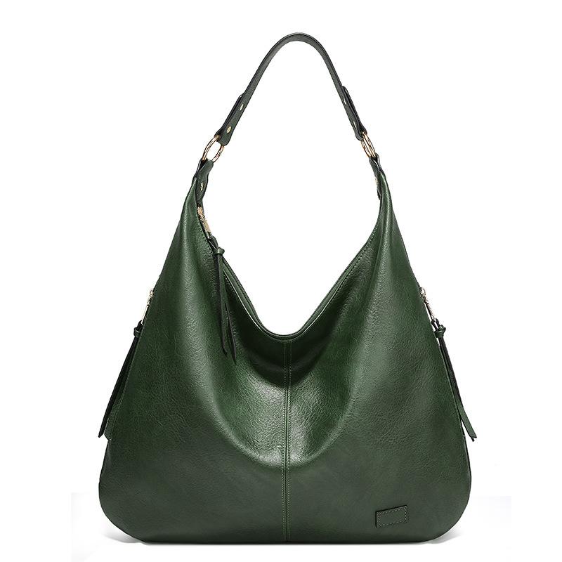 Damen-Tragetasche, Handtasche, PU-Leder, modische Hobo-Umhängetasche mit verstellbarem Schultergurt