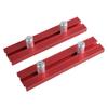 Woodworking Planing Stop Board Baffle 15.8/17.8/19.8mm for Bench Dog Clamps Aluminum Alloy Adjustable Limit Tenon Block