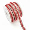 3 Metri Striscia di Cristallo Autoadesiva Lucida Catena di Perle Colorate Striscia di Strass Bling Decorazione per Borsa