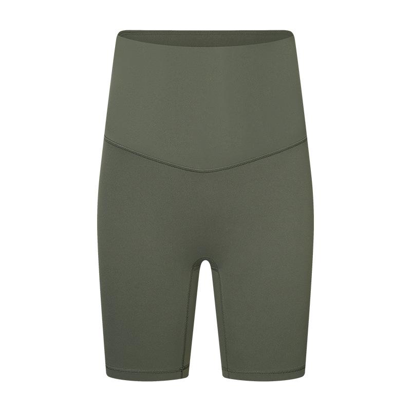 Fitness Yoga Shorts Stretch High Waist Nude Feeling Sports Shorts