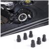 Black Rear Strut Shock Tower Covers Screws For Corvette C8 -25