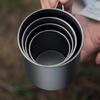 Camping Drinking Water Cup Travel Cookware Drink Cup Tourist Mug Coffee Mug Picnics Utensils Outdoor Kitchen Equipment