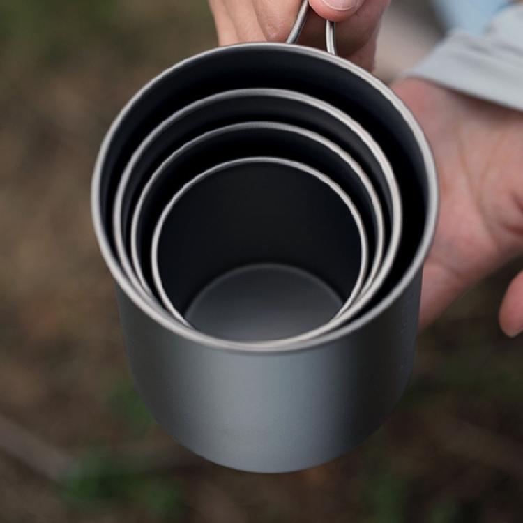 Camping Drinking Water Cup Travel Cookware Drink Cup Tourist Mug Coffee Mug Picnics Utensils Outdoor Kitchen Equipment