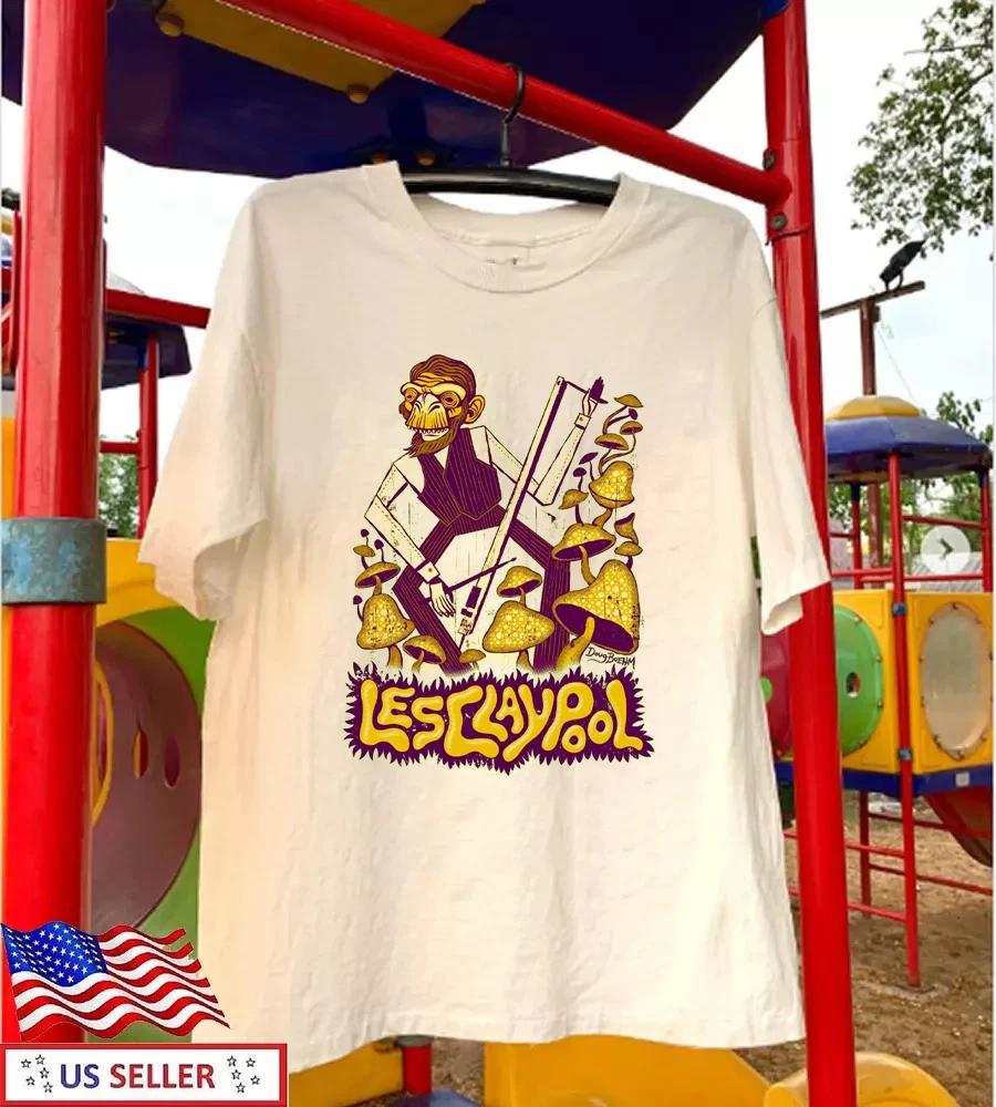 Les Claypool White Cotton Shirt Full Size S5xl Cl217 S