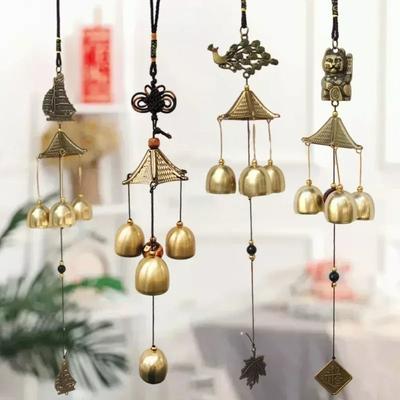 Outdoor Copper Bells Wind Chimes DIY Retro Garden Yard Decoration Creative Home Pendant Wind Chimes