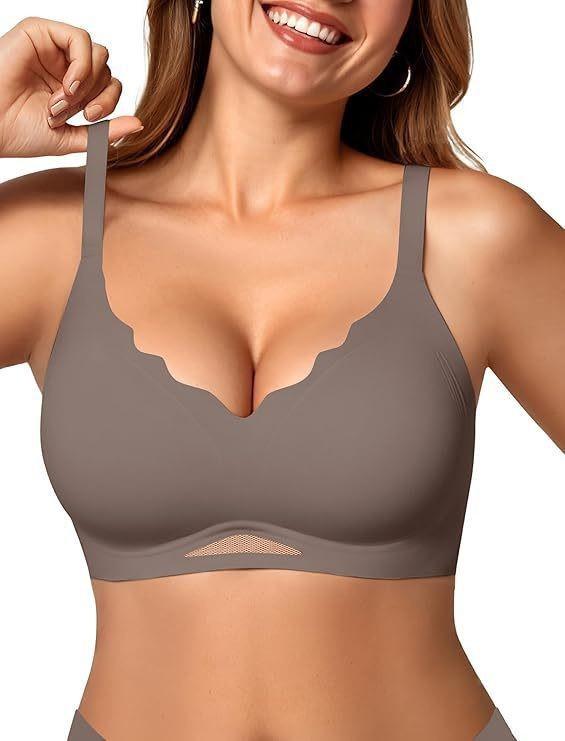 Europe and the United States Plus Size TK Explosion Big Chest Gathering No Steel Ring Full Cup No Trace Comfortable Sports T-shirt Bra