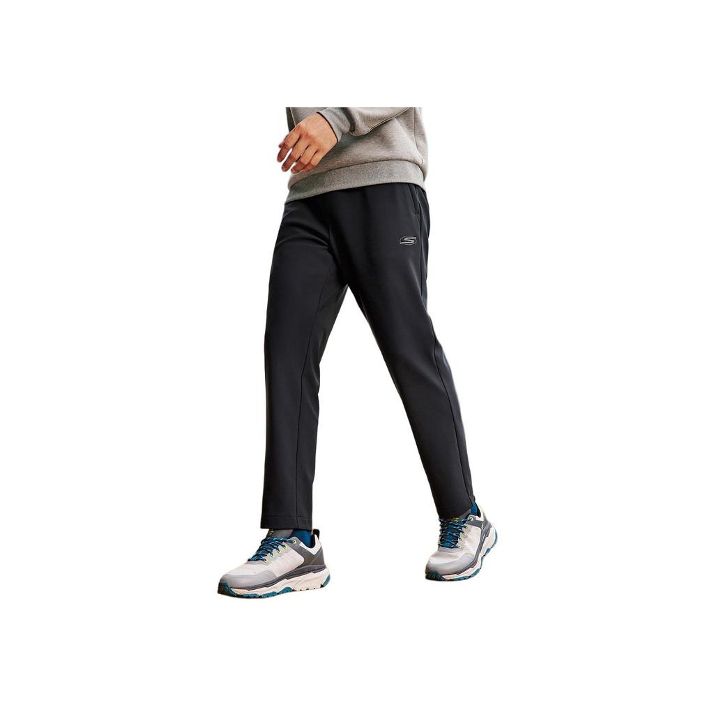Skechers Comfortable Thermal Knit Casual Pants Men Bottoms Carbon-Black P424M136-0018