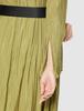 Emi Belt Set Pleated Flare Dress 13WFO224058 OLV 1 Women's