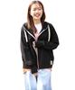 [CLIFMEYER] Women's Large Dolman Hoodie with UV Protection and Cooling Features, Black