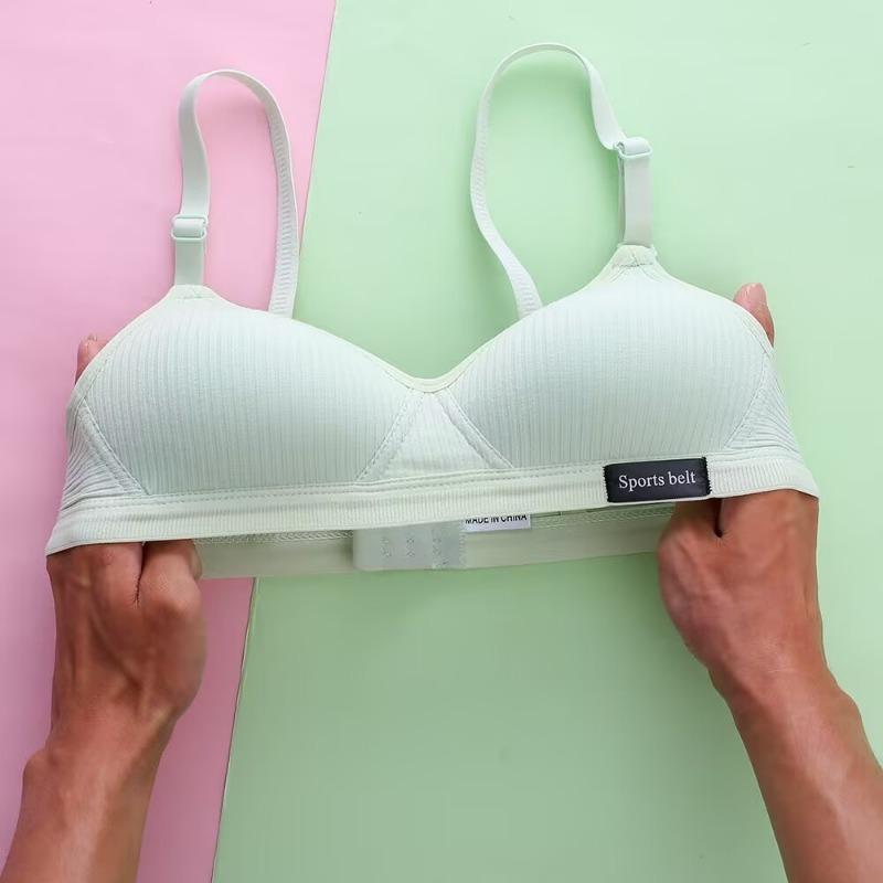 Teenager Girls AB Cup Spodní prádlo Dámská bezdrátová bezešvá Grather podprsenka Dívčí prodyšná tréninková podprsenka