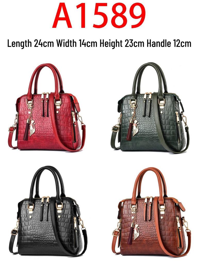 Textured Stone Pattern Korean Style Women's Crossbody Shoulder Handbag