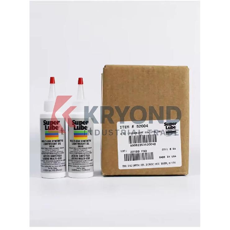 Super Lube 52004 51004 Synthetic Lightweight Oil Food Grade Oil for Fishing Reel Bearing Precision Tools and Small Machinery Use