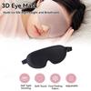3D Sleeping Mask Block Out Light Soft Padded Sleep Mask For Eyes Slaapmasker Eye Shade Blindfold Sleeping Aid Face Mask Eyepatch