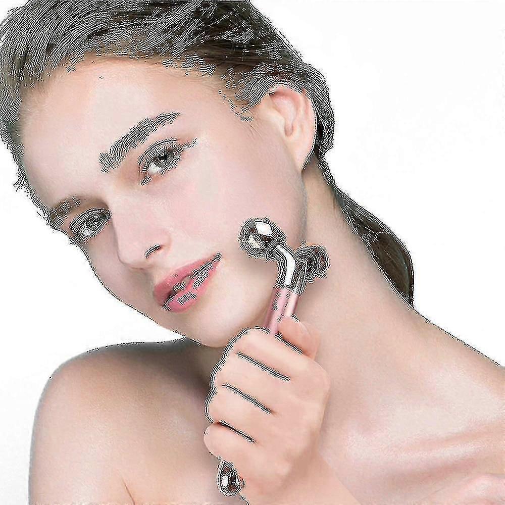 5 In 1 Electric Rose Quartz Jade Roller And Face Massager Set Face