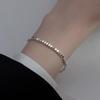 Bracelet Perle Irregulière Forme Spéciale Française Bracelet Femmes Niche Luxe Léger Exquis Doré Demi-Bracelet Bracelet Accessoires