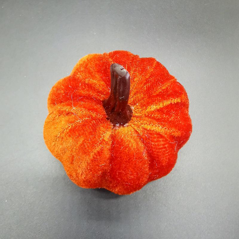 Samtstoff Kürbis Dekoration für Halloween und Thanksgiving Feiern