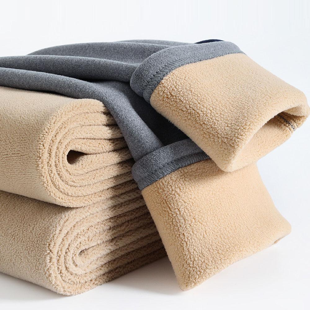 Men's Hihg Quality Winter Plus Velvet Legging Underwear Thermals Clothes Trousers Outdoor Thick Pants