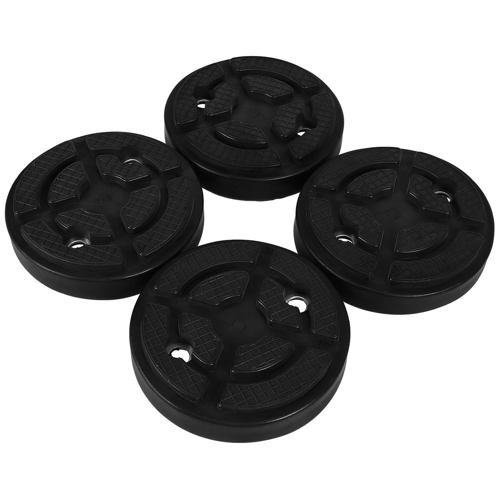 4pcs Two Post Lift Pad Durable Rubber Pads Car Jack Pad Lifting Pad Car Accessories Rubber Jack Pads Car Repair Tool Lifting